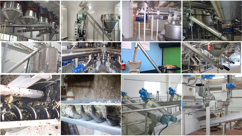 不銹鋼螺旋輸送機(jī)客戶(hù)案例